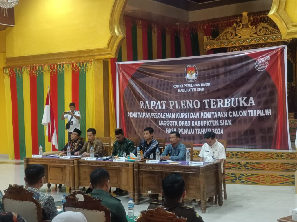 Rapat Pleno Terbuka Penetapan Perolehan Kursi Dan Penetapan Calon