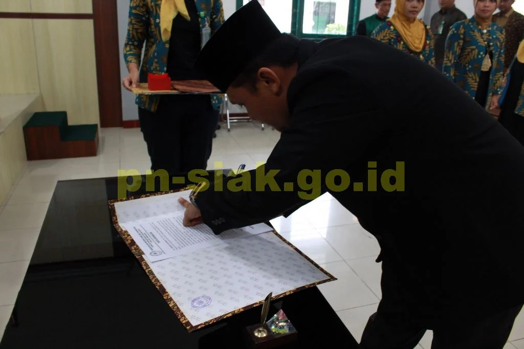 Pelantikan Panitera Muda Pidana Bapak Adrian Saherwan, SH