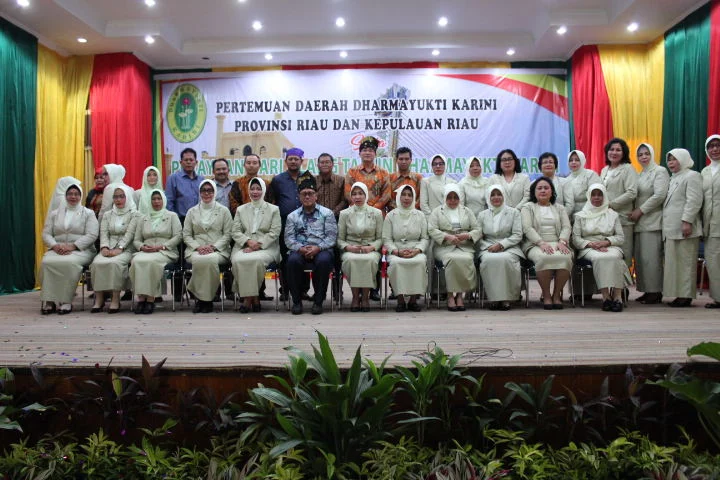 Pertemuan Daerah Dharmayukti Karini Prov Riau dan Kepri Serta Perayaan HUT Dharmayukti Karini