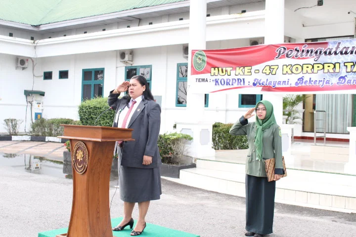Upacara Bendera Memperingati HUT KORPRI Ke-47