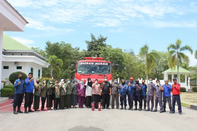 Simulasi Tanggap Darurat Dan Kebakaran Pada Pengadilan Negeri Siak Sri Indrapura