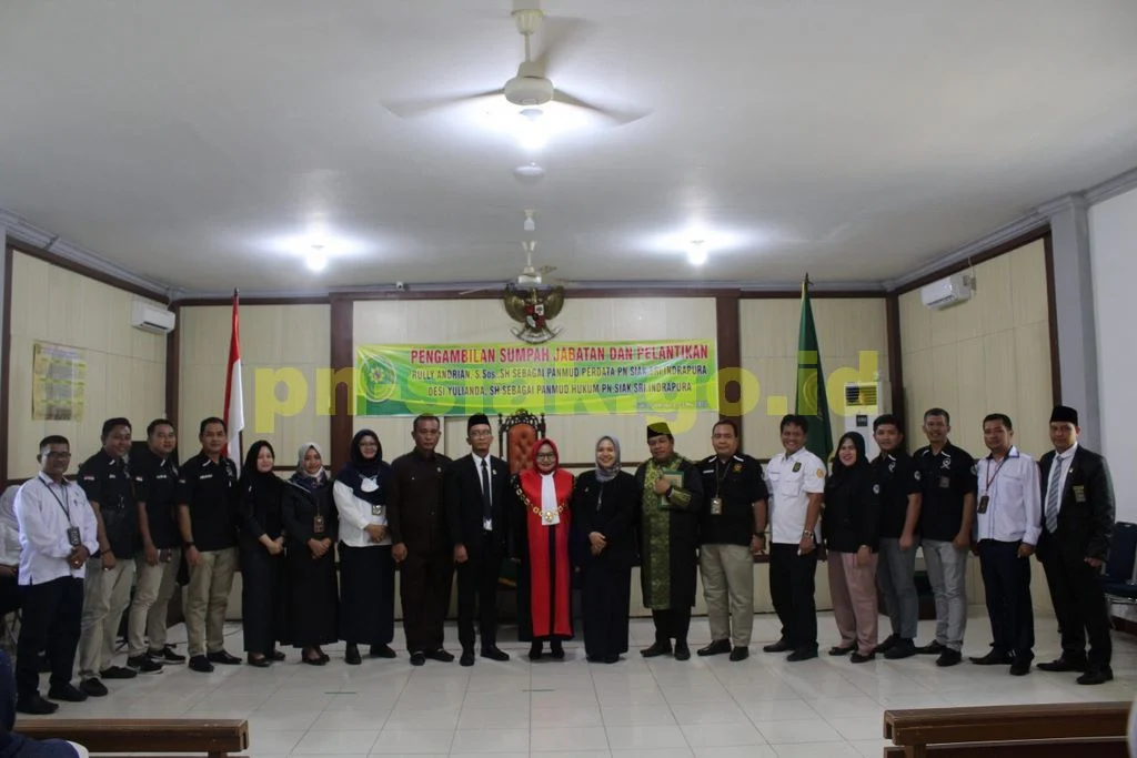 Pengambilan Sumpah Jabatan dan Pelantikan
