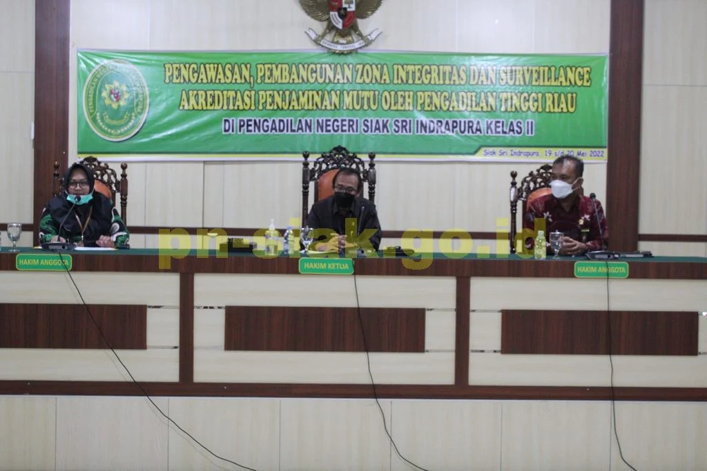 Pembukaan Pengawasan, Pembangunan Zona Integritas dan Surveillance Akreditasi Penjaminan Mutu oleh Pengadilan Tinggi Riau