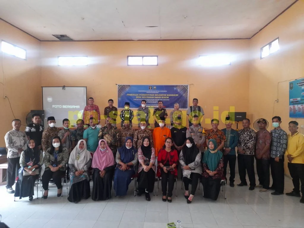 Pembinaan / Pembentukan Kelompok KADARKUM / Desa / Kelurahan Sadar Hukum
