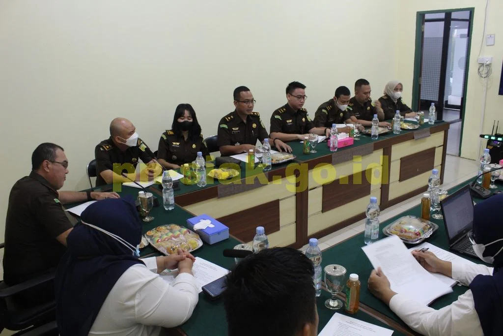 Rapat Koordinasi Penanganan Perkara Pengadilan Negeri Siak Sri Indrapura dan Kejaksaan Negeri Siak Sri Indrapura