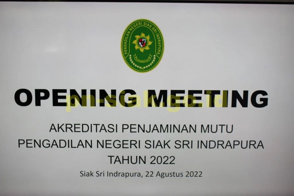 Opening Meeting Akreditasi Penjaminan Mutu