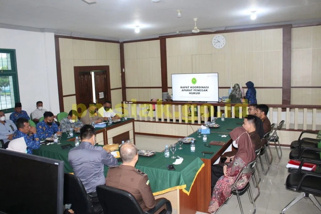 Rapat Koordinasi Aparat Penegak Hukum di Kabupaten Siak