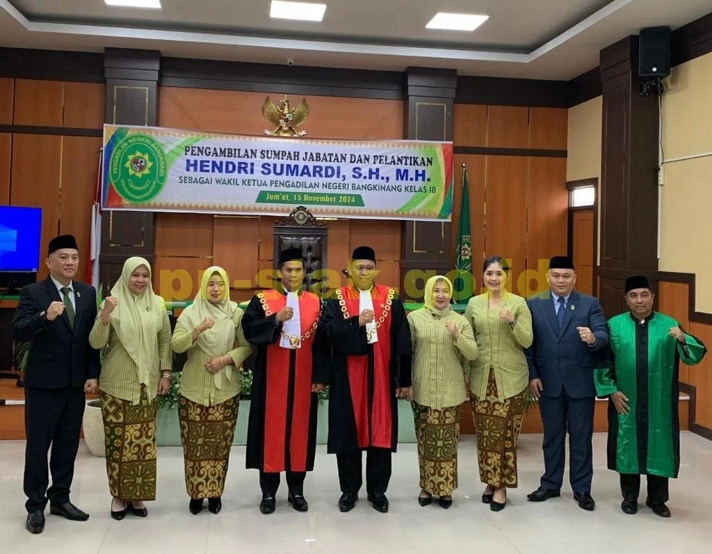Undangan Acara Pelantikan Wakil Ketua Pengadilan Negeri Bangkinang Kelas IB