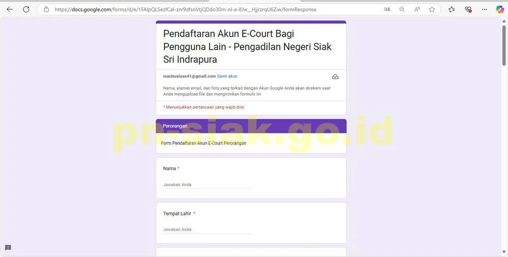 Aktualisasi Calon Pegawai Negeri Sipil (CPNS) Pengadilan Negeri Siak Sri Indrapura — foto 5