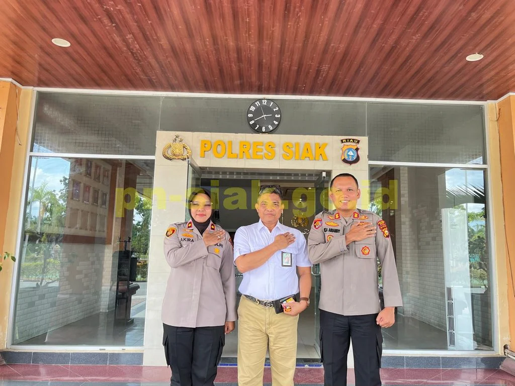 Silaturahmi ke Polres Siak