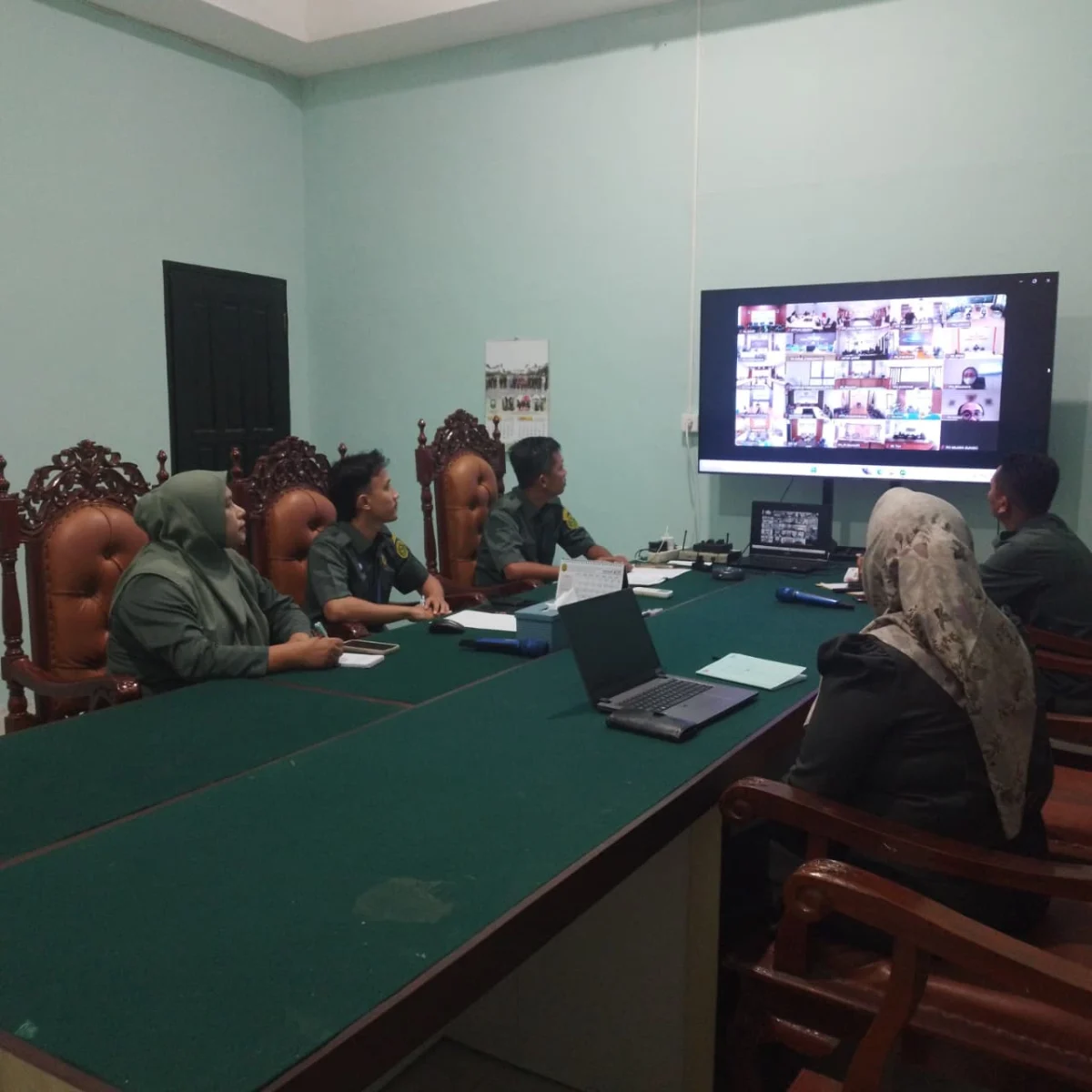 Pengadilan Negeri Siak Sri Indrapura Mengikuti Kegiatan Pembinaan dan Peningkatan Kompetensi Aparatur di Bidang Kepegawaian