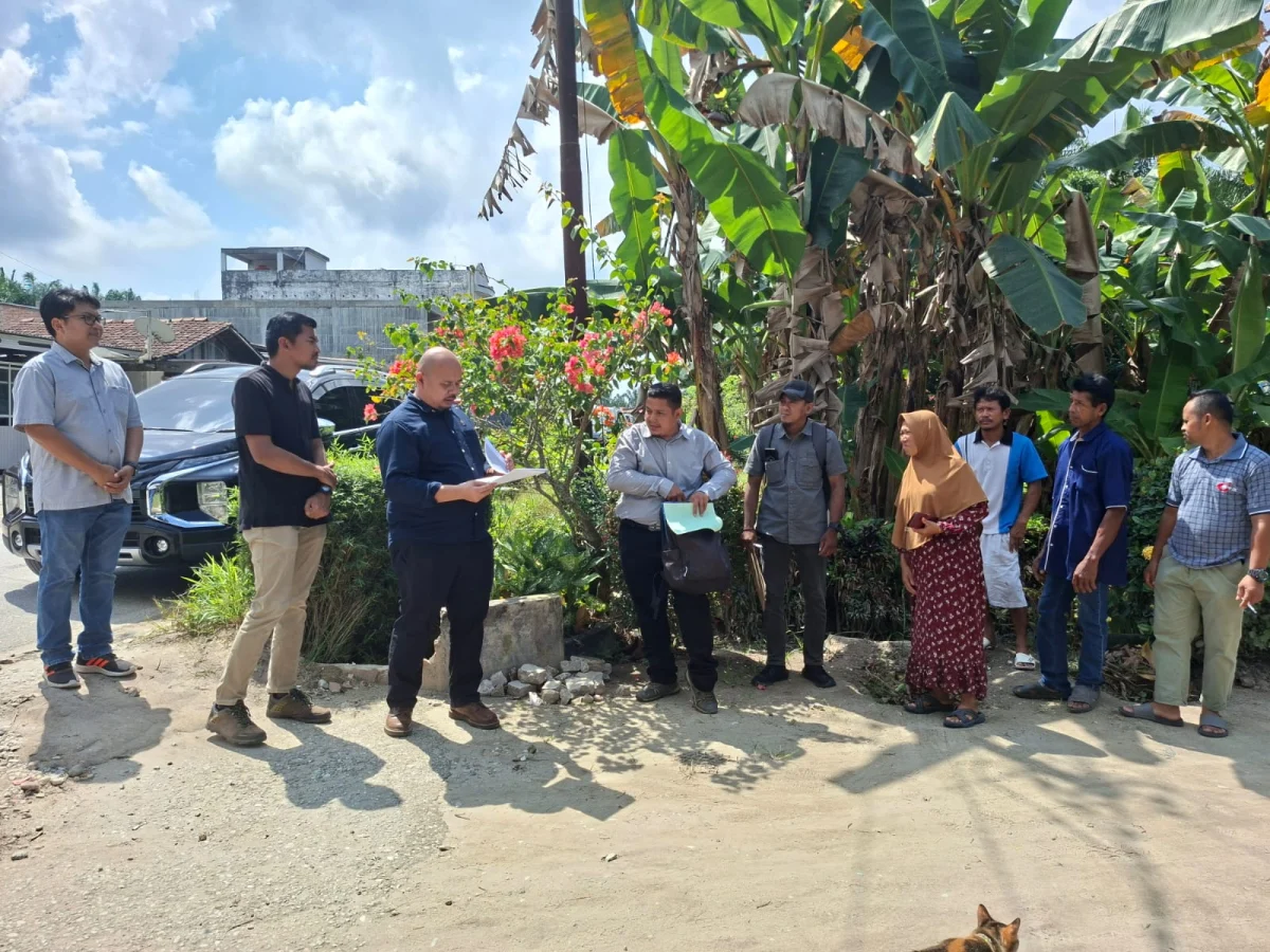 PN Siak Sri Indrapura Laksanakan Pemeriksaan Setempat terhadap Objek Sengketa di Desa Simpang Perak Jaya