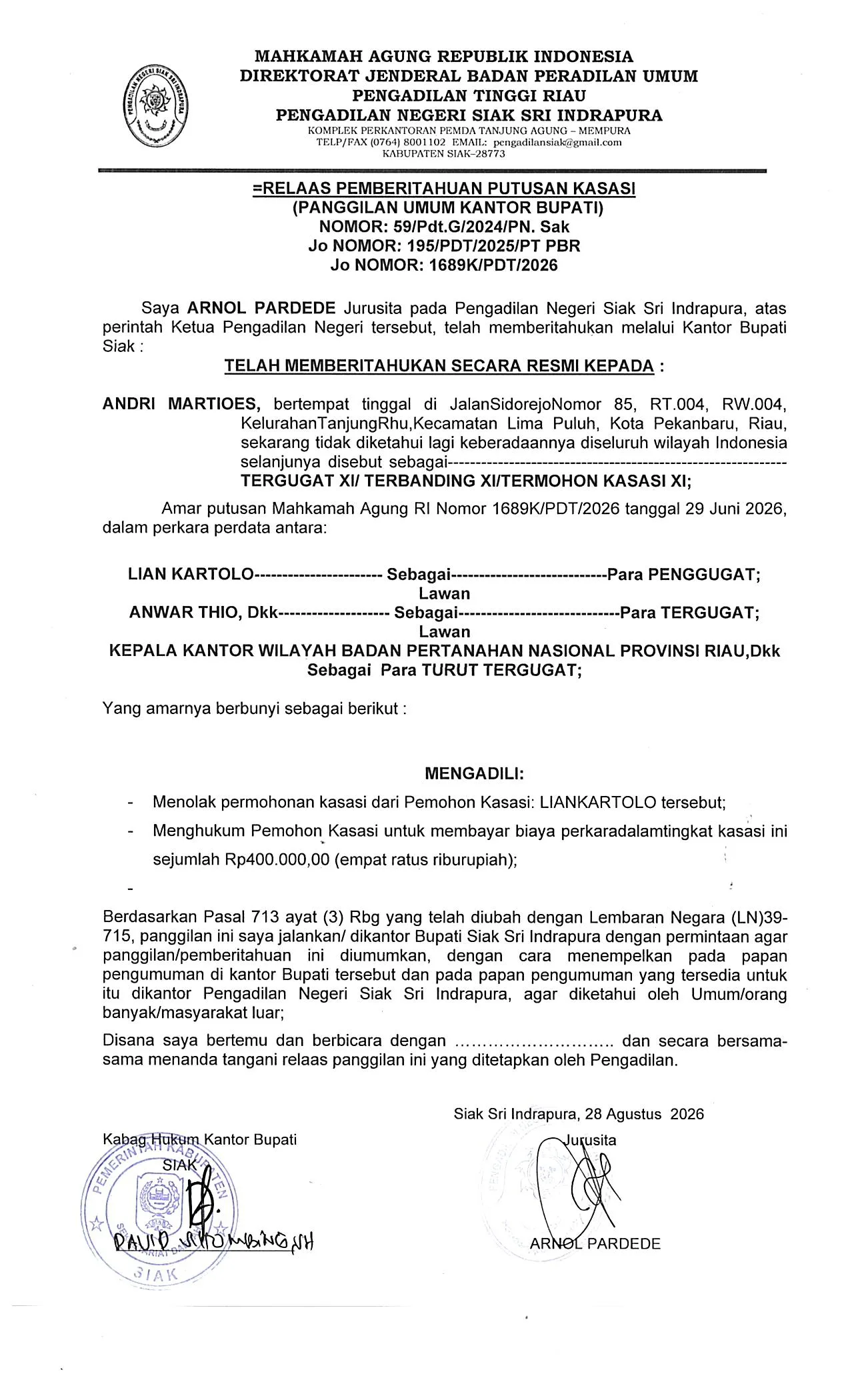 pk andri