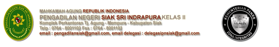 Pengadilan Negeri Siak Sri Indrapura Kelas II