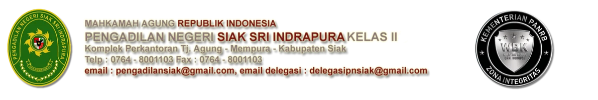 Pengadilan Negeri Siak Sri Indrapura Kelas II