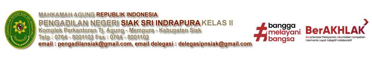 Pengadilan Negeri Siak Sri Indrapura Kelas II